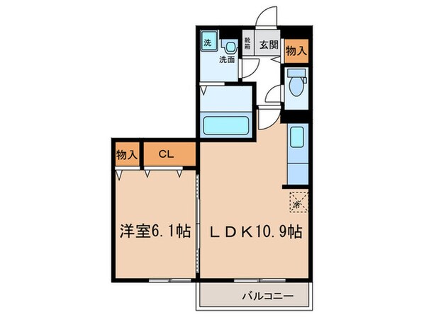 トレジャーの物件間取画像